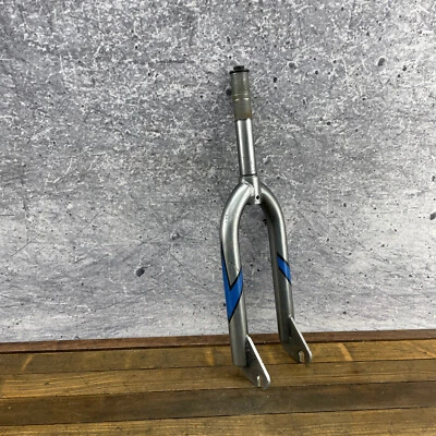 Schwinn BMX Fork 1 1/8 Threadless 20 in Old School BMX Freestyle OG Blue 90s 00s - Image 1 of 4