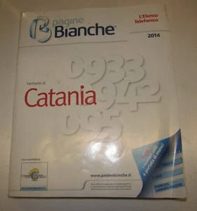 Telefonbuch Catania und Provinz Jahr 2014 weitere weiße Seiten versiegelt - Bild 1 von 1