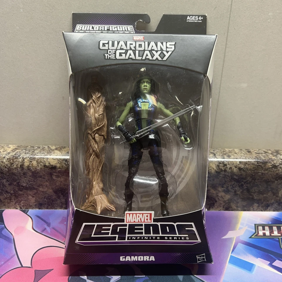 Gamora Marvel Legends Infinite Series Unopened Groot BAF Guardians of the Galaxy