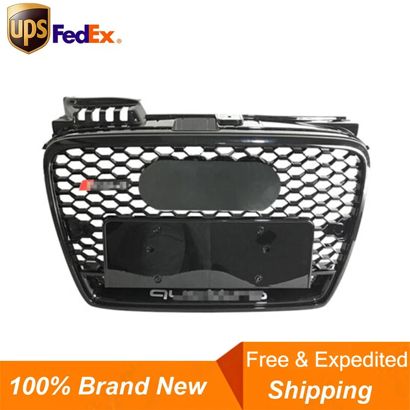 For 2005 2006 2007 2008 Audi A4 B7 RS4 Style Honeycomb Grille Black Grill Non-S - Imagem 1 de 4