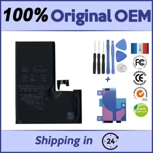 3095mAh BATTERY BRAND NEW OEM FOR IPHONE 13 PRO -SUPERIOR QUALITY + KIT ADHESIVE - Picture 1 of 4