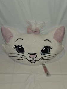 Disney Aristocats Marie Pink & White Cat Cushion Throw Pillow Plush Head Primark - Picture 1 of 6