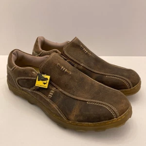 NEU Dr. Doc Martens LANCE Halbschuhe Herren 13 Braun Leder Slipper Freizeit - Bild 1 von 12