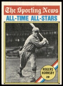 1976 Topps Rogers Hornsby    #342 NrMint