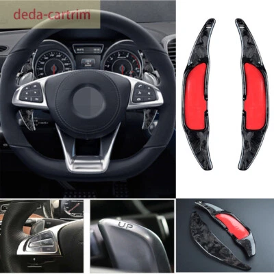 锻造碳方向盘桨变速器加长适用于梅赛德斯奔驰 AMG 15+ — 第 1/4 张图片