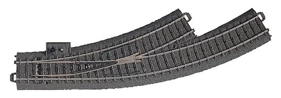 24671 Marklin HO S Series C Left Curved Turnout - Image 1 of 1