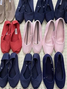 Menge 10 Vintage 1990’s NOS Canvas Espadrilles - Wiederverkauf, Sparsamkeit, Größe 6-9 - Bild 1 von 12