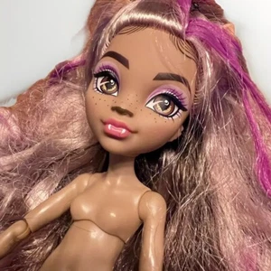 Monster High G3 CLAWDEEN Wolf Doll 2022 Main Ghoul NUDE Pink Hair Streak - Picture 1 of 4