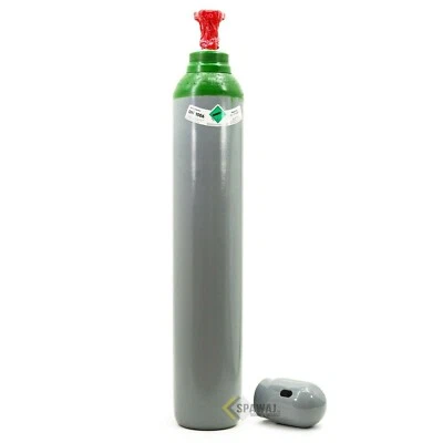 Bombola Gas Argon Puro (100%) 10 Litri Gas Saldatura TIG TIG Legalizzazione 2,1m³