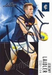 Signed 2012 CARLTON BLUES AFL Card JEREMY LAIDLER - Bild 1 von 1