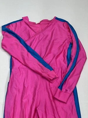 Waterski Vintage  Suit Bright Pink And Blue !Cypress Garden Type Suit Small - Image 1 of 4