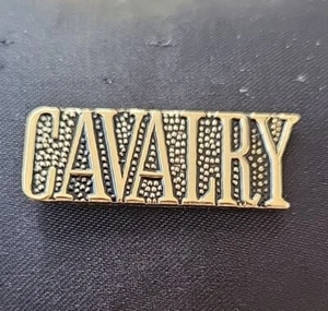 Caballería Veterano Marina (1-1/8") Naval Militar Sombrero Chaleco Cuello Corbata Solapa Prendedor Insignia - Imagen 1 de 2