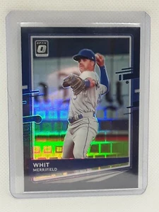 Whit Merrifield 2020 Donruss Optic FOTL BLUE PANDORA (/99) Kansas City Royals - Picture 1 of 3