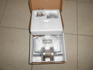 HAGER 3410 WITHNELL LEVER LOCKSET US26D #055062 SATIN CHROME SCHLAGE LOCKSET - Picture 1 of 4