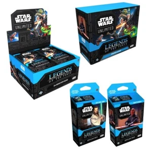 STAR WARS TCG 2x Deck + Box + Prerelease LEGENDS OF THE FORCE - ENG - Picture 1 of 1