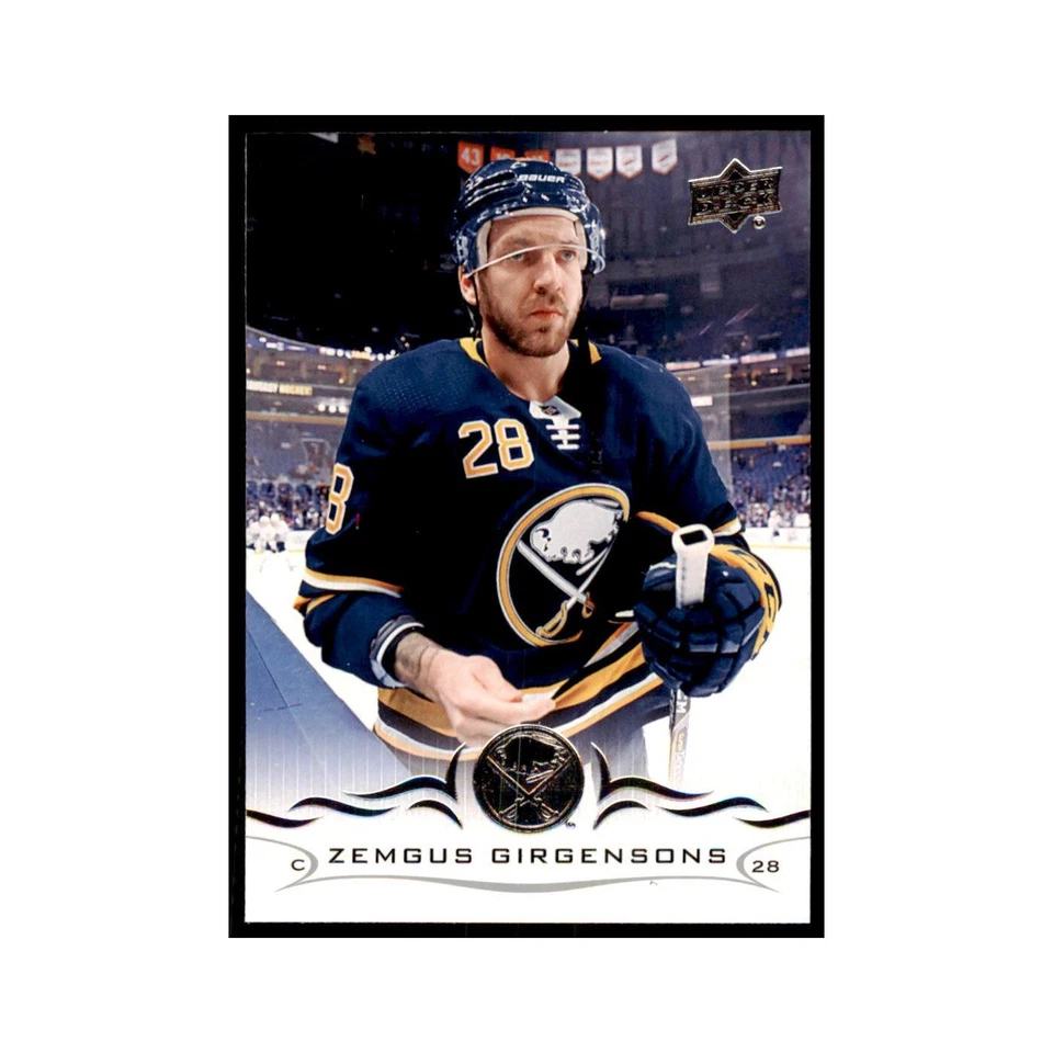 Zemgus Girgensons 2018 Upper Deck #22 Hockey Cards Hockey Card NM - Image 1 of 3