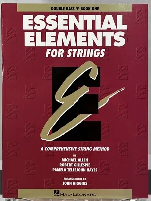 Essential Elements for Strings - Double Bass Book 1 String Method Hal Leonard - Image 1 of 4