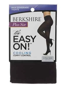 Berkshire The Easy on! Plus Max Coverage Tights Pantyhose Nylons Plus Size 5036 - Picture 1 of 4