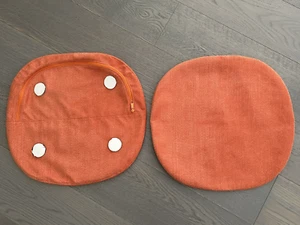 Housse de coussin orange tulip tulipe cushion cover seat  Saarinen new - Imagen 1 de 4