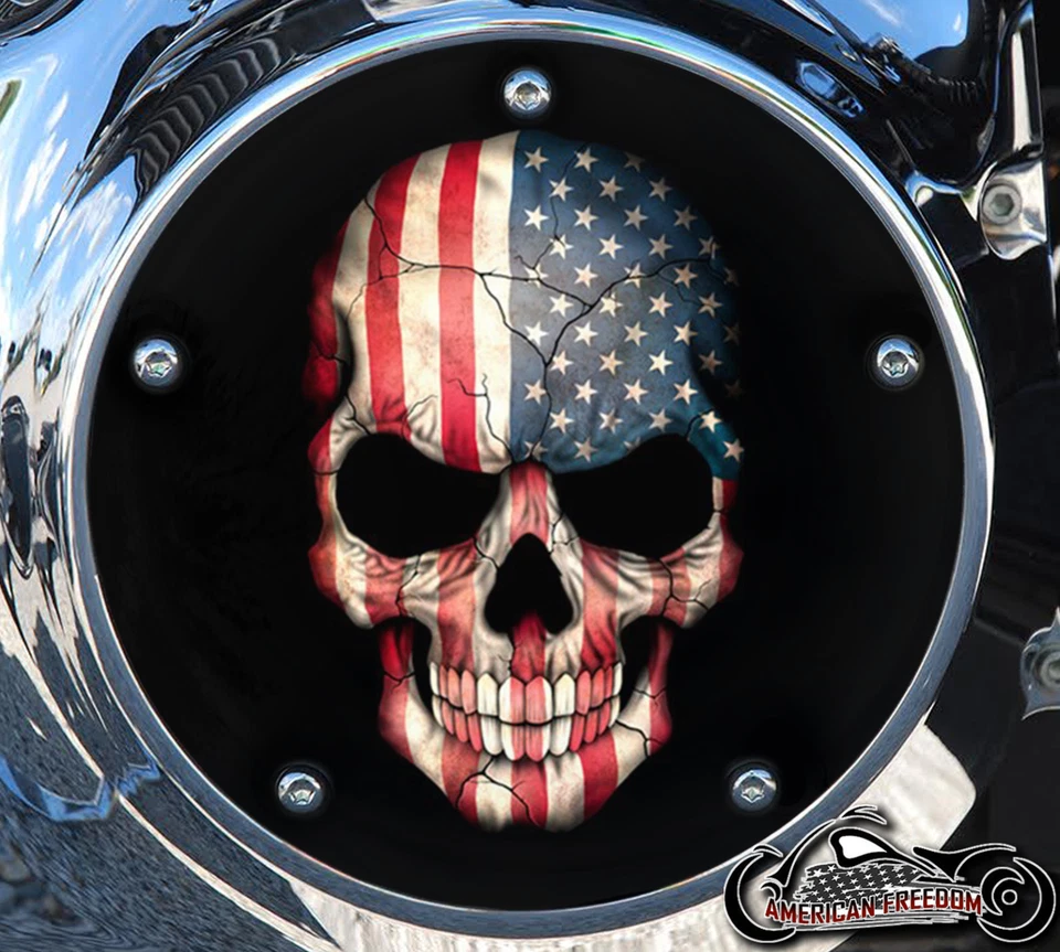 УЗКОПРОФИЛЬНАЯ ОБЛОЖКА ДЕРБИ HARLEY DAVIDSON 2016+ ТОЛЬКО ДЛЯ ГАСТРОЛЕЙ — США Skull - Изображение 1 из 1