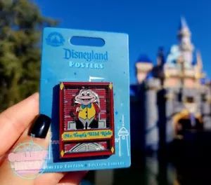 Disneyland Mr Toad's Wild Ride Poster Pin ~ LE 2000 Disneyland Exclusive - Picture 1 of 2
