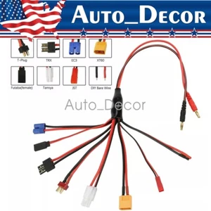 RC Lipo Battery Charger Adapter Connector Splitter 8 in 1 Octopus Convert Cable - Picture 1 of 7