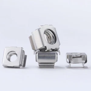 M4 M5 M6 M8 M10 CAGE NUTS FLOATING NUTS CABINET NUT STAINLESS STEEL A1 A2 - Picture 1 of 4