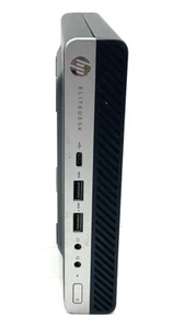 HP EliteDesk 800 G5 USFF Core i7 9700 3.00 GHZ 16GB Ram 256GB SSD Win 11 Pro - Picture 1 of 4