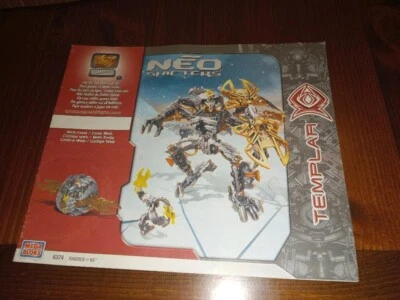 Mega Bloks Neo Shifters 6374 Templar (2007) - instructions  - Image 1 of 2