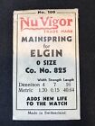 Nuvigor Mainspring #100 For Elgin 0S No. 825 - Steel