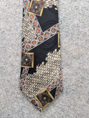 Corbata J T Beckett para hombre 59 pulgadas seda multicolor hecha en EE. UU. Foto 1 de 4