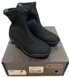 Brand NEW/Box Womens BERNIE MEV Stav Sock Knit Black Ankle Booties SZ EU 35 US 5 - Picture 1 of 8