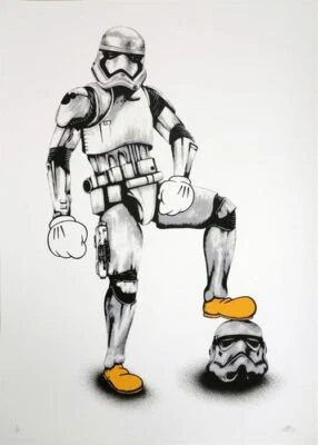 Lewis Bannister - Star Walts - Stormtrooper; stamped, signed & numbered (Banksy) - Photo 1/4