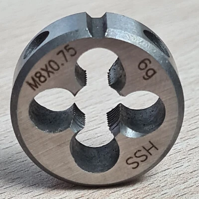 M8 x 0,75 Schneideisen Feingewindeschneider Gewindeschneideisen Gewindeschneider - Bild 1 von 4