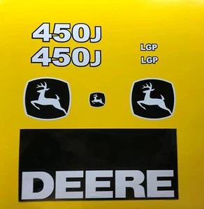John Deere 450J LGP Dozer Crawler Decal Kit JD-DZ-450J-LGP FAST FREE SHIPPING - Picture 1 of 3