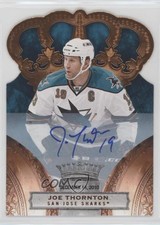 2010-11 Panini Crown Royale Premiere Date Signatures /50 Joe Thornton #81 Auto