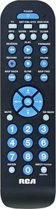 RCA 3-Device Universal Remote Control Platinum Pro, Easy Setup, Long Range IR, R - Picture 1 of 1