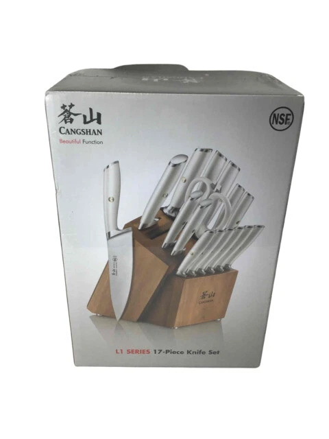 Cangshan L1 Series 17-Piece Knife Block Set - Acacia (1026863)