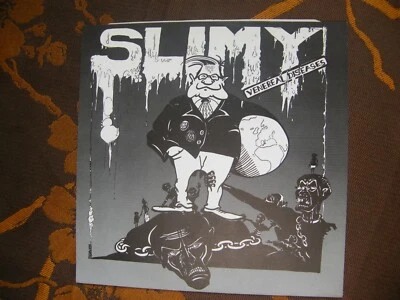 EP SLIMY VENEREAL DISEASES - Same / SKULD 001 Germany (1991) Green Translucent - Photo 1/4