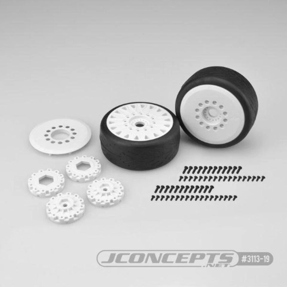New Jconcepts Pre-mounted On White #3395 Speed Fangs Platinum Compound Belted 31 - Image 1 of 1