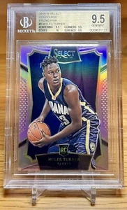 2015-16 Select Concourse Pink Prizm Rookie Myles Turner RC 19/20 BGS 9.5 POP 3 - Picture 1 of 2