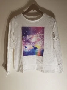 Old Navy Girl's Space Horse Print Long Sleeve Tee Size XXL (18) New in Bag - Picture 1 of 9
