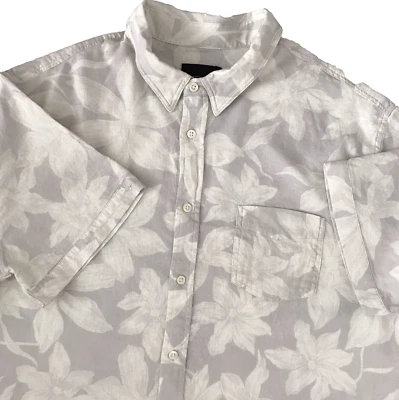 Rails Linen Rayon Blend Hawaiian Shirt Men's XXL Carson Garden Sands Floral - Image 1 of 4