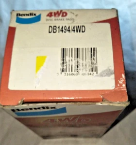 Bendix DB1494/4WD - Front Brake Pad FIT - Lexus RX - Check listing - Picture 1 of 7