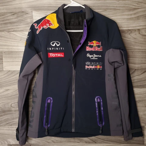 Pepe Jeans Red Bull Infiniti Racing F1 Jacket Renault Blue Size S Cover