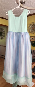 Size 5 Dimples Los Angeles Girl’s Dress Lavendar Green - Picture 1 of 4