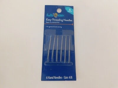 Hello Hobby Easy Threading Needles 6 needles size 4/8 - Image 1 of 2