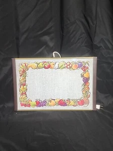 Vintage Warm-O-Tray Salvatore Puglisi Colorful Fruit Pattern Model 11" X 17" - Picture 1 of 4