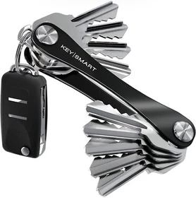 KeySmart - Original Compact Key Holder Black MSRP $19.99 - Picture 1 of 7