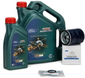 Genuine Ford Castrol 0W30 Oil 6L Magnatec Oil & Oil Filter & Washer 2L Duratorq - Picture 1 of 1